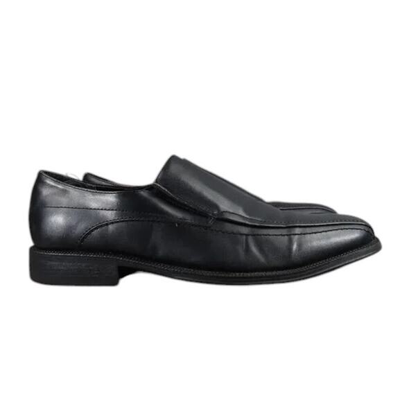 Alfani Shoes Mens 12 Loafer Slip On Dress Formal Classic Ascher Square Toe Black main image 5